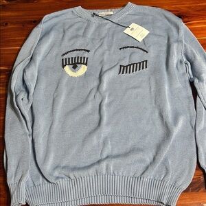 Chiara Ferragni Light Blue Knitwear